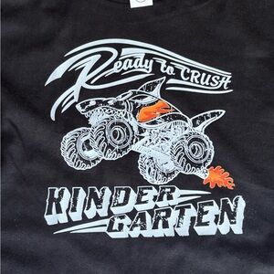 Kids Black Monster Truck Graphic T-Shirt (3T)